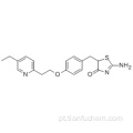 5- {4- [2- (5-Etil-2-piridil) etoxi] benzil} -2-imino-4- tiazolidinona CAS 105355-26-8